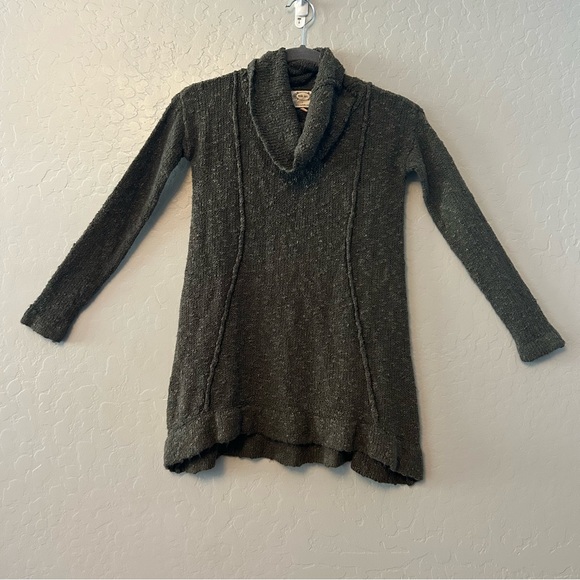 Joyfolie Mia Joy dark green thea tunic sweater size 7 new without tag - Picture 1 of 16
